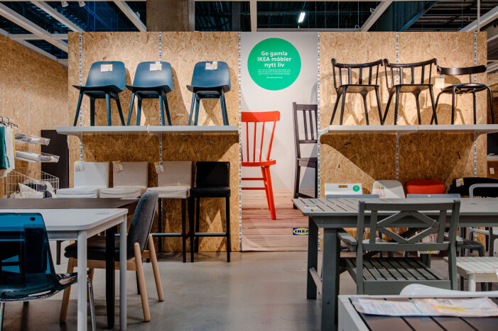 Nu kan du smidigt spana in begagnade guldkorn online och hämta upp i närliggande varuhus. Foto: Ikea. Ikea lanserar Cirkulärbutiken online e-handel med second hand