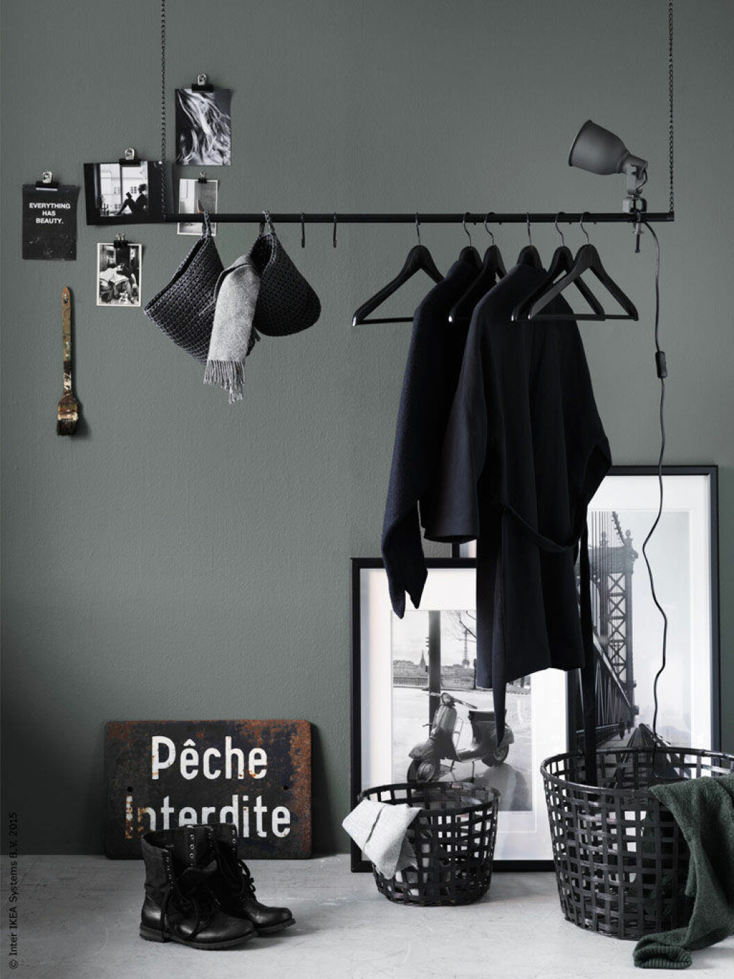 Styling: Pella Hedeby, Foto: Ragnar Ómarsson ikea_DIY_kladhangare_inspiration-1