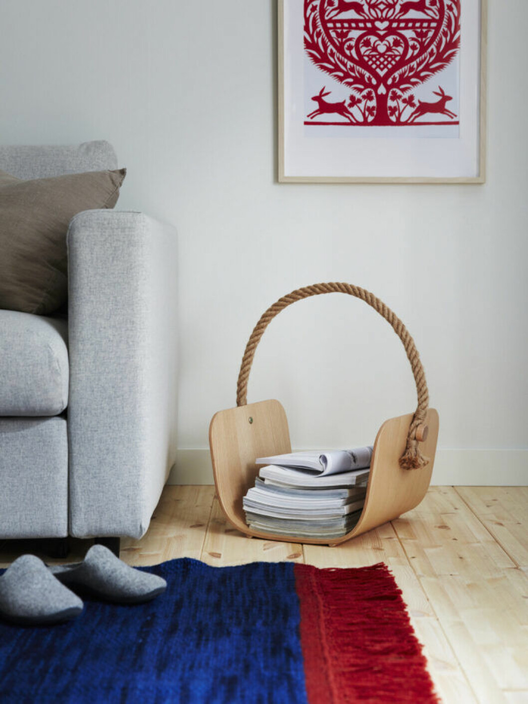 Förvaringskorg från Ikeas vinter- och julkollektion 2019