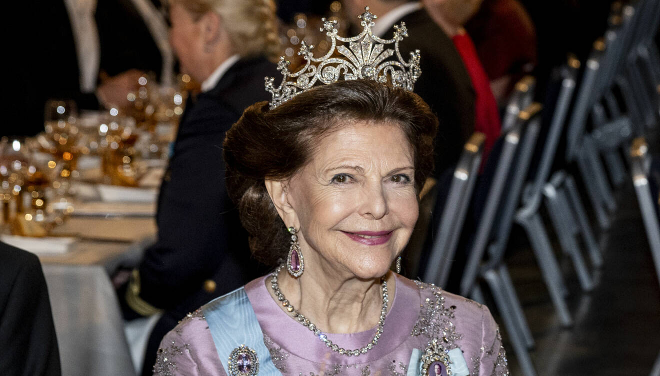 Drottning Silvia smycken Nobelfesten 2023