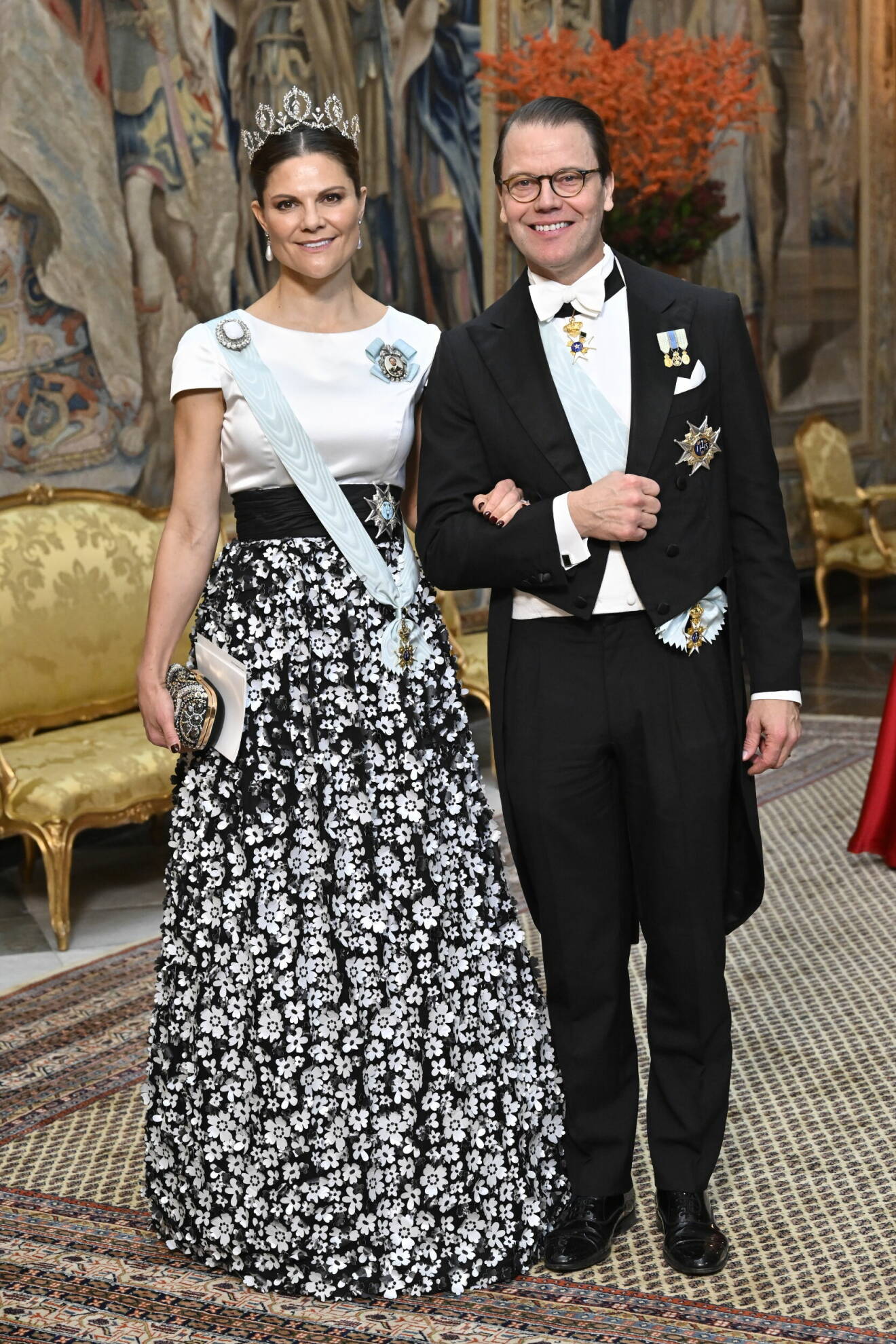 Kronprinsessan Victoria kungens middag för Nobelpristagarna 2023