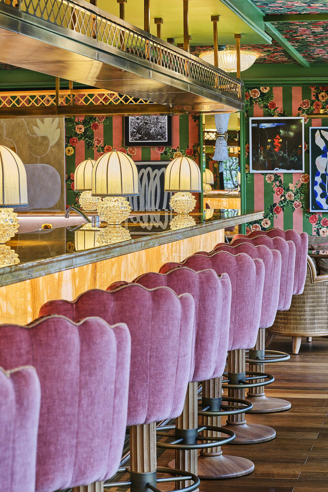 Hotellet La Fantaisie och tillhörande restaurangen Golden Poppy är inredda av den svenske designern Martin Brudnizki.