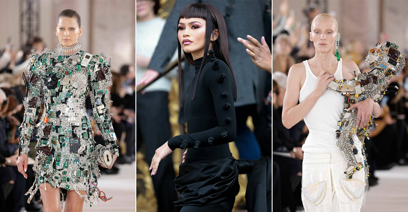 Tech, Zendaya och robotbebis på Schiaparellis haute couture visning 2024.