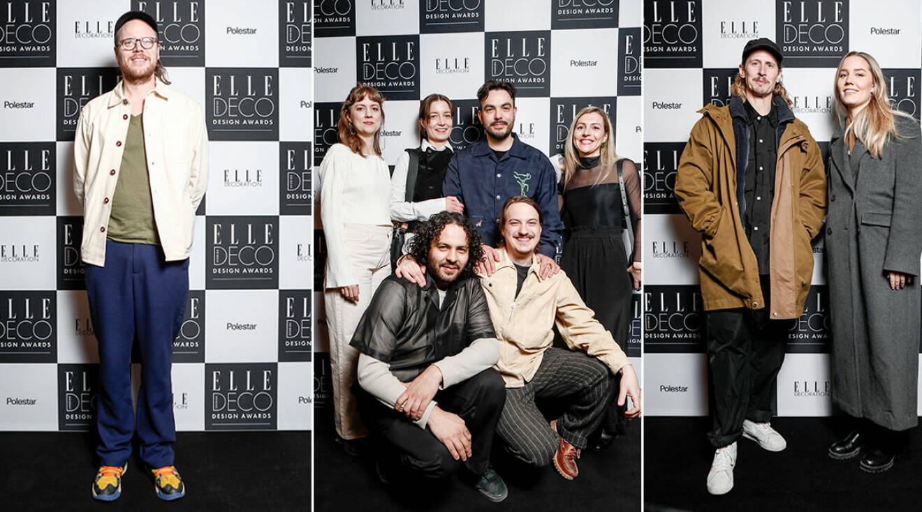 Se bilderna från röda mattan på ELLE Deco Design Awards