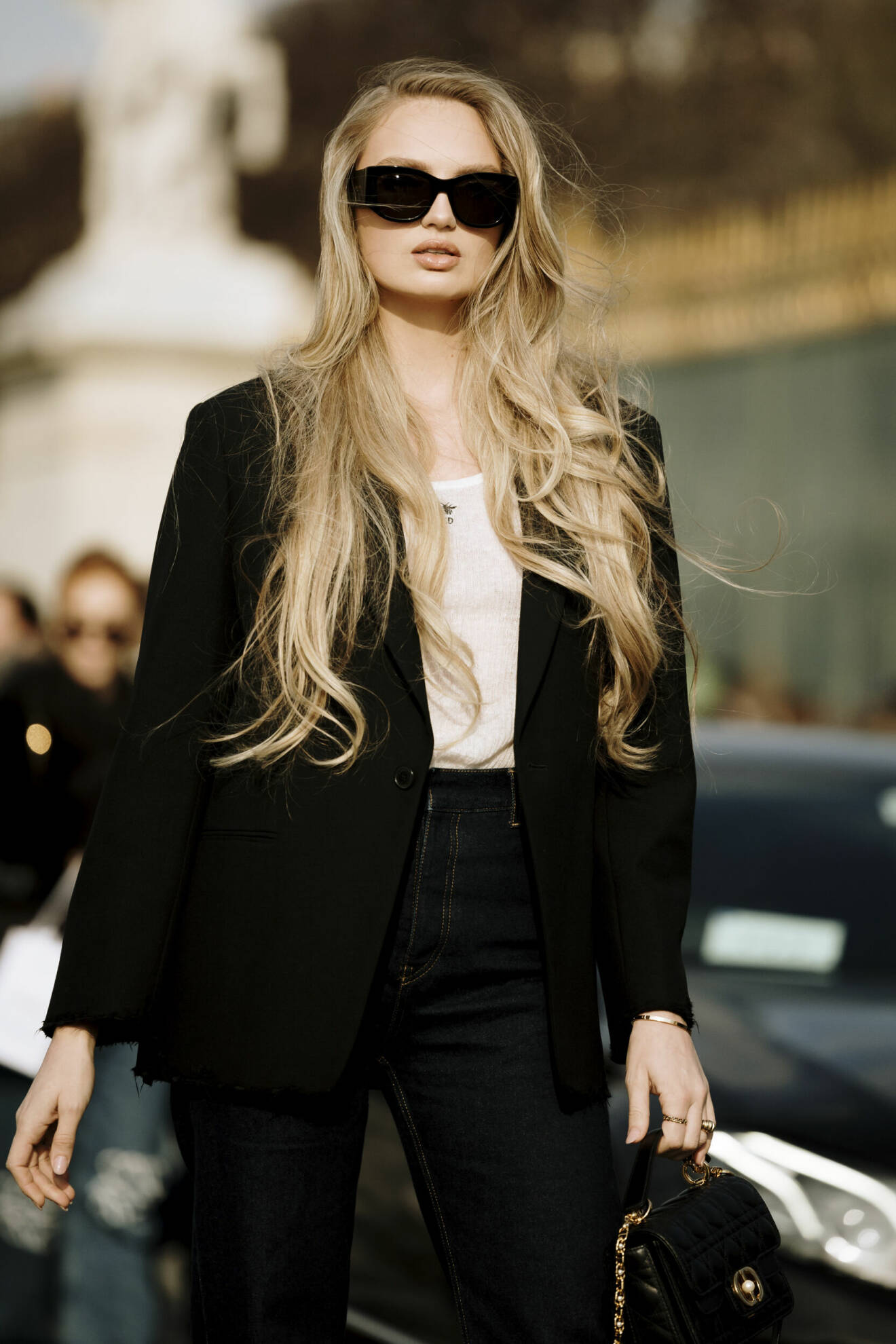 mjuk blond hårfärg trend hår hårtrend paris fashion week