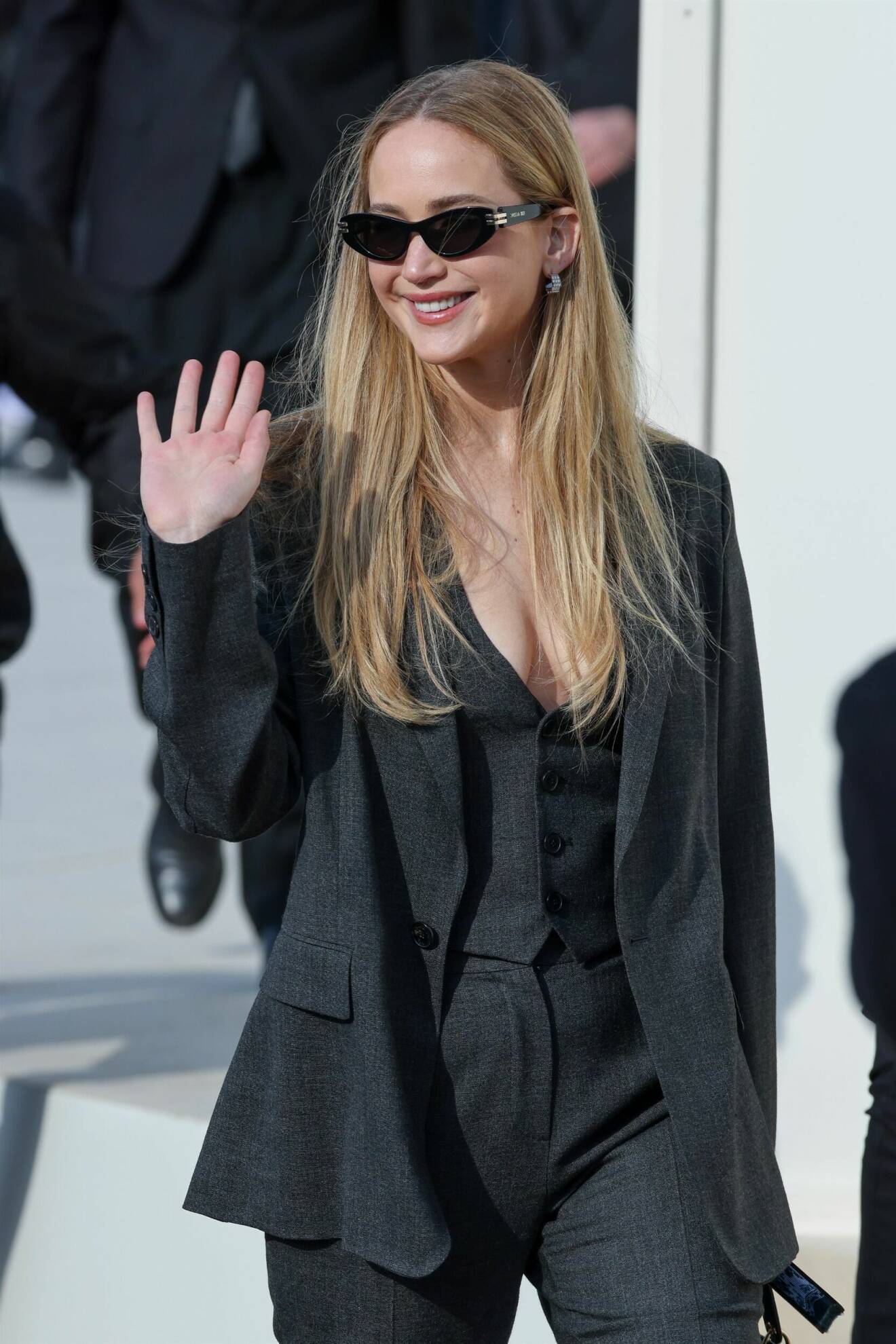Jennifer Lawrence på Paris Fashion Week