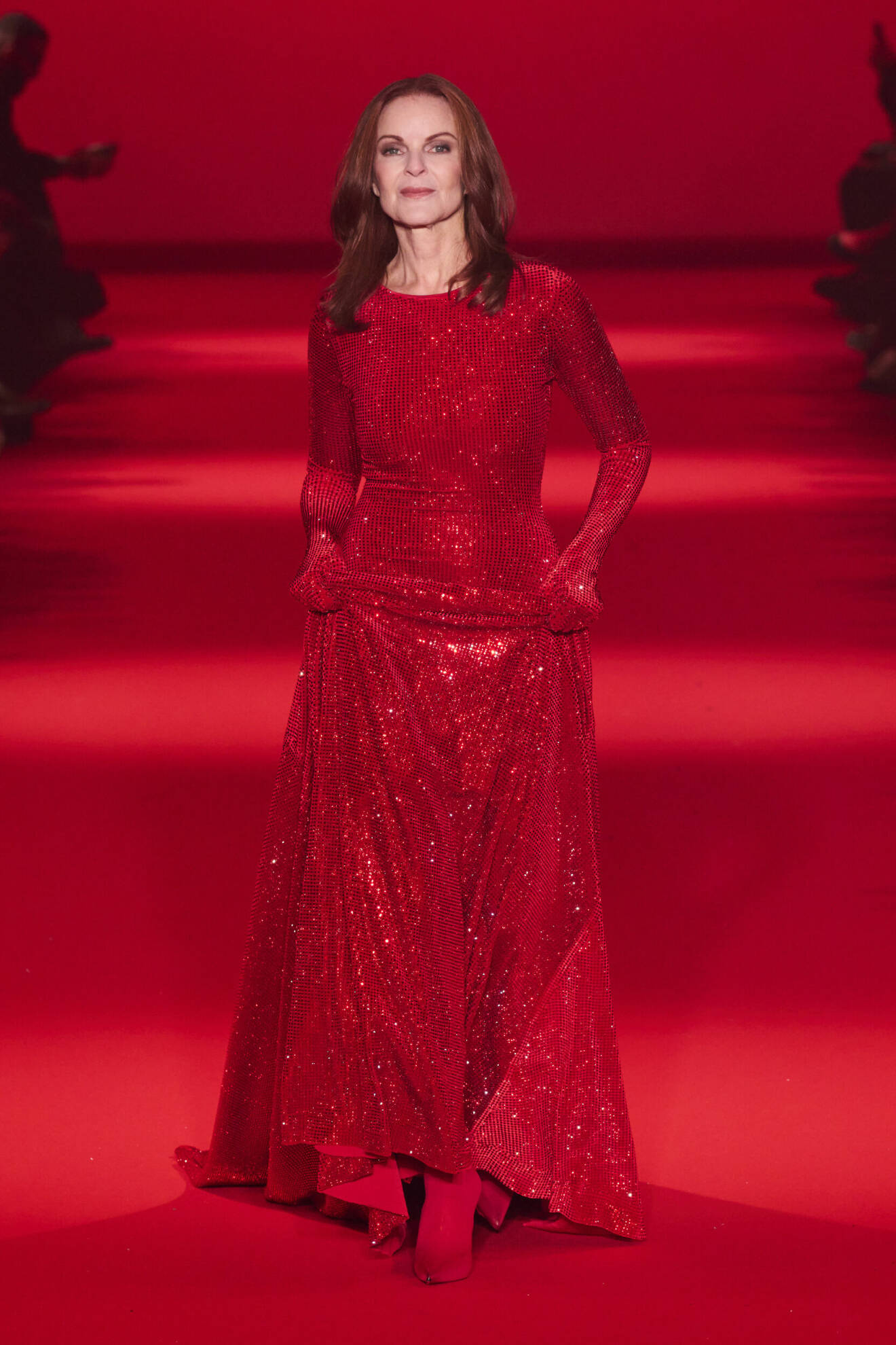 Desperate Housewives-stjärnan Marcia Cross på Vetements visning under Paris Fashion Week