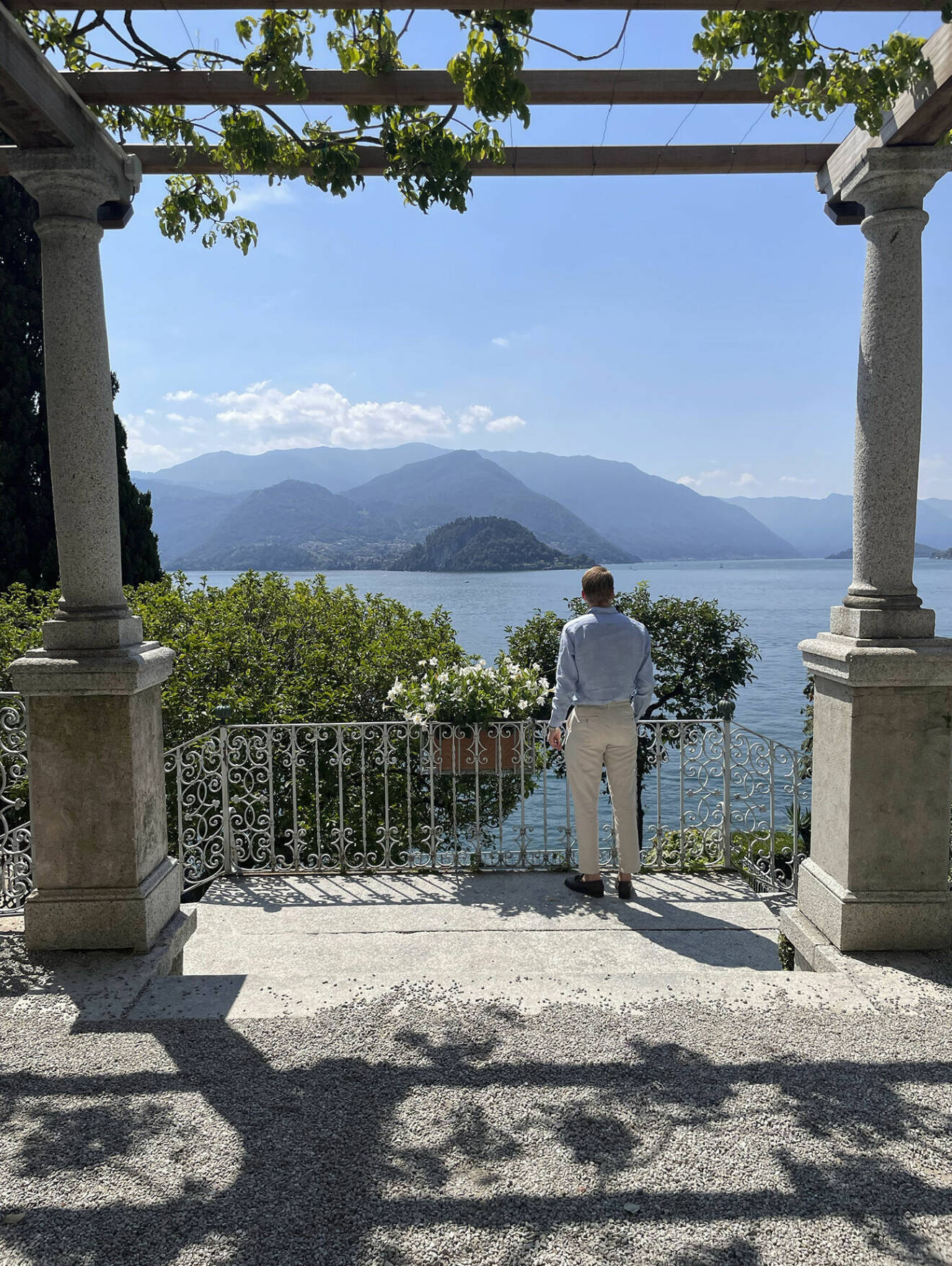 Utsikten från Villa Cipressi i Varenna.