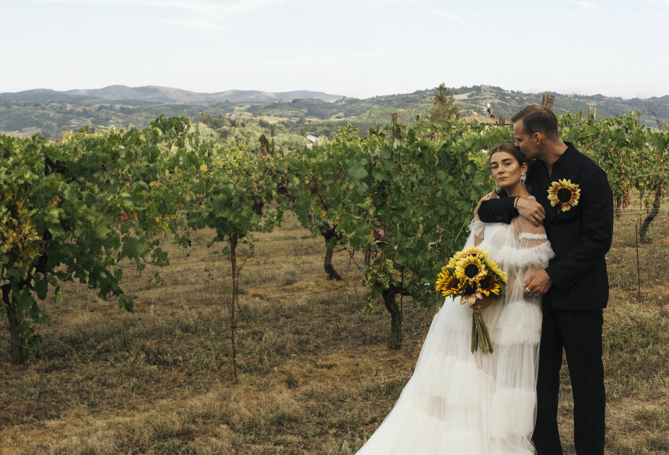 Linn och Felix gifte sig i Piemonte, Italien