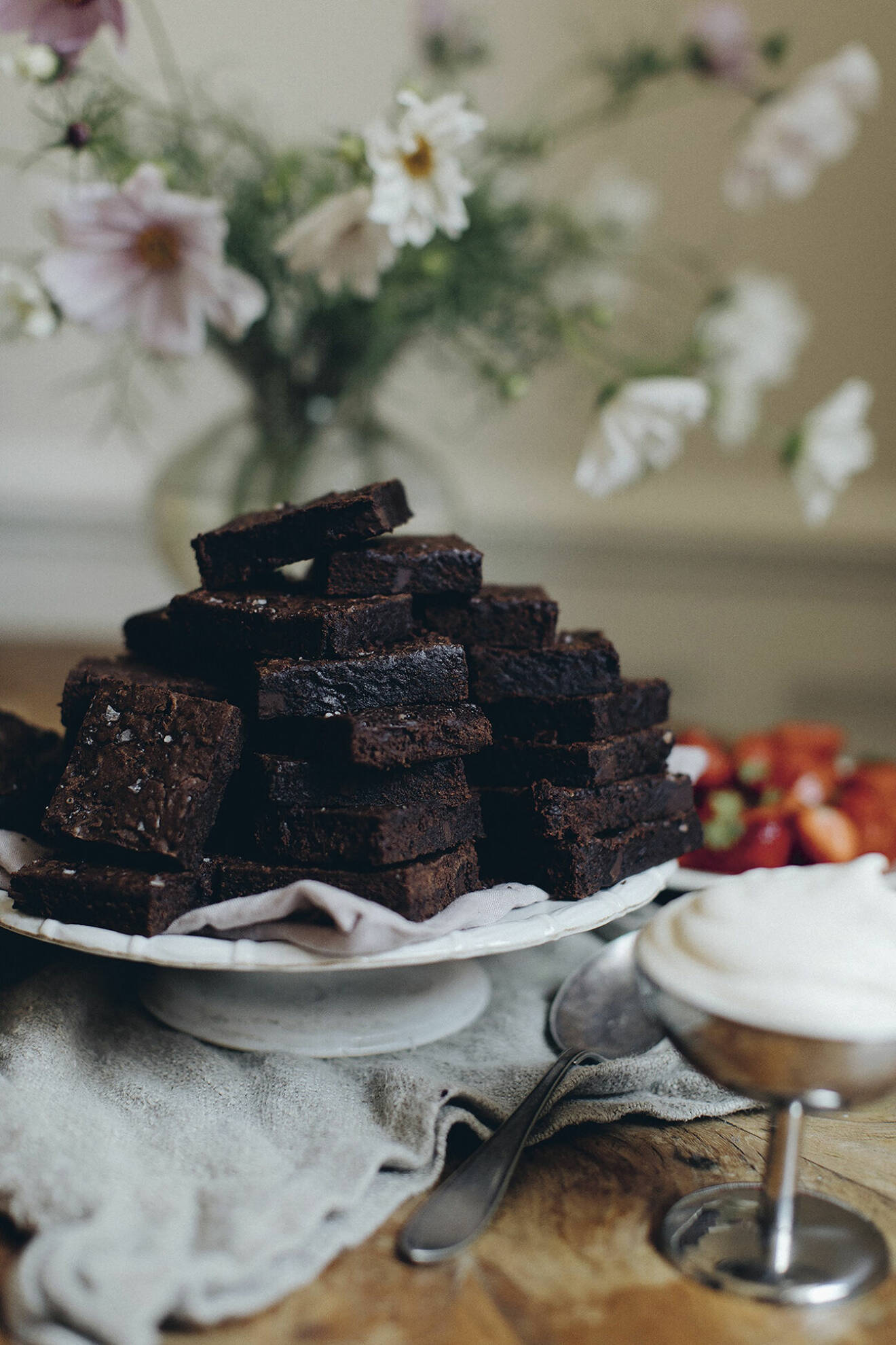 Chocolate fudge brownies är den ultimata efterrätten
