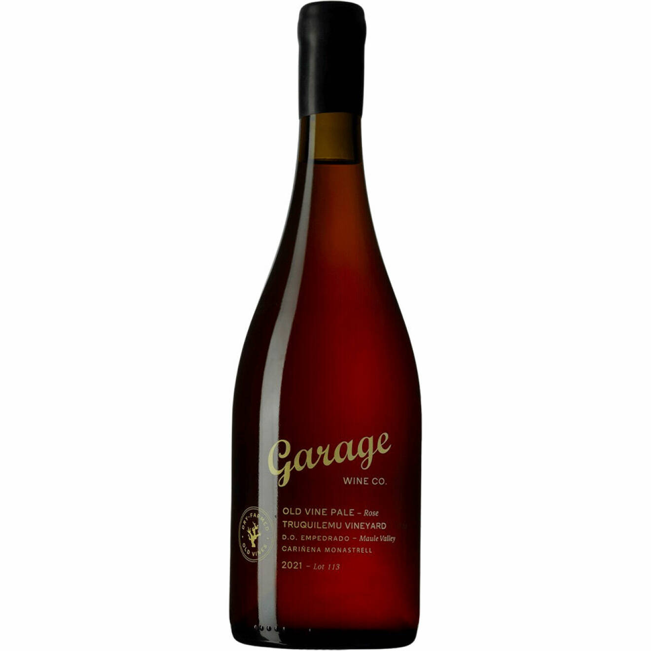 Garage Wine Co. Old Vine Pale 2021, Chile, Maule (92418) 201 kr, TS och BS.
