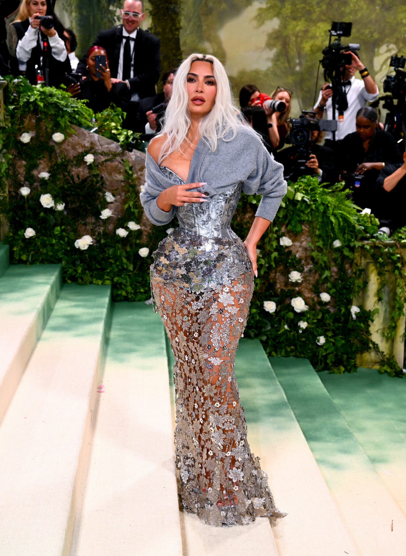 Kim Kardashian på Met-galan 2024