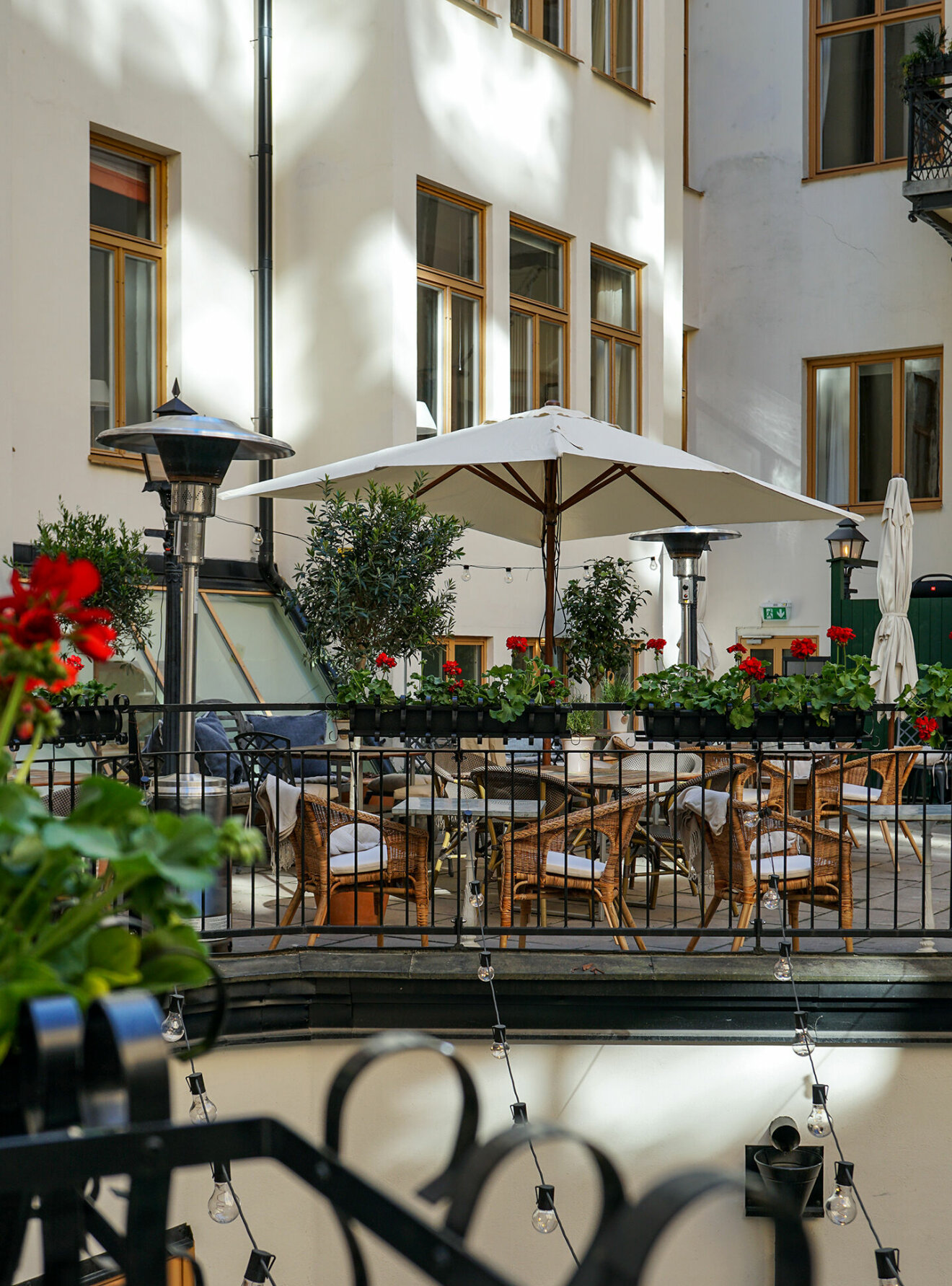 Hotell Sparriw Le Garden är Stockholms bäst undangömda uteservering
