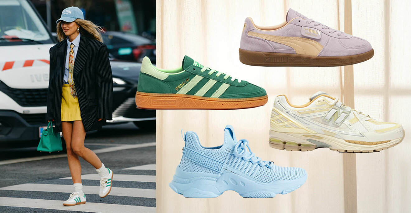 Nu bär vi färgglada sneakers – 15 trendiga köp som sätter stilen