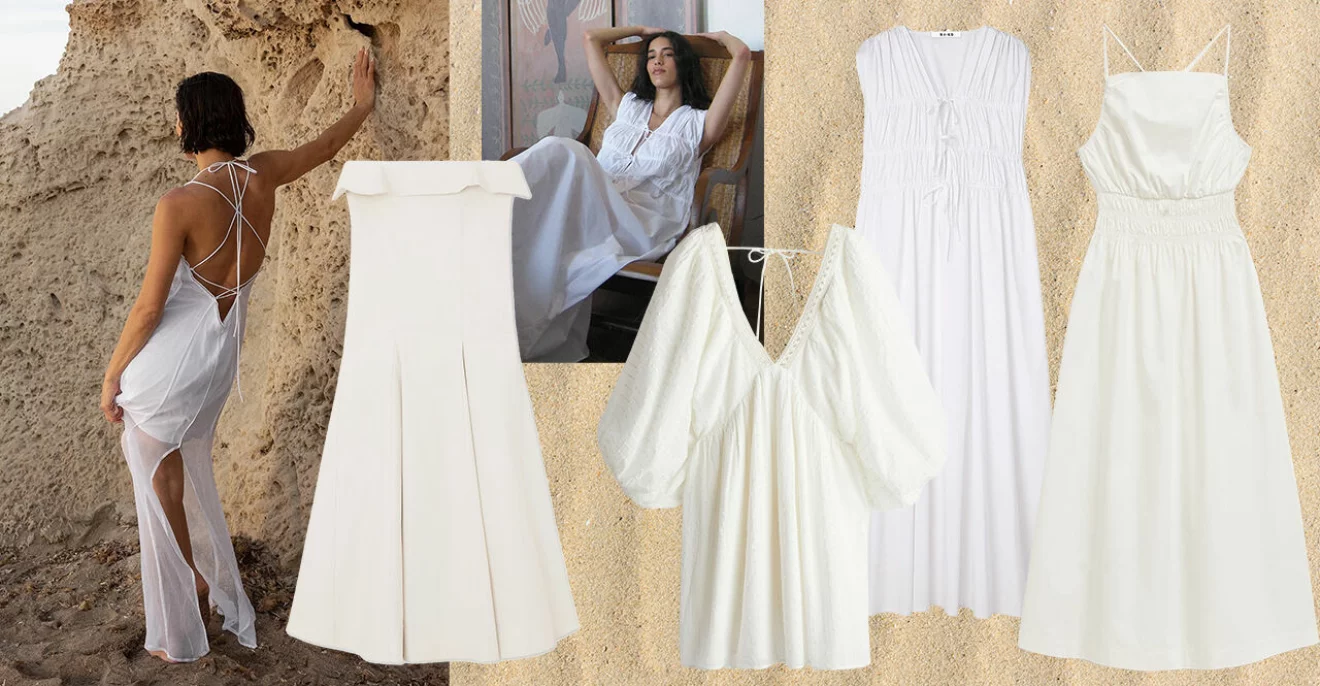 Vita klänningar för dam till sommarens alla tillfällen