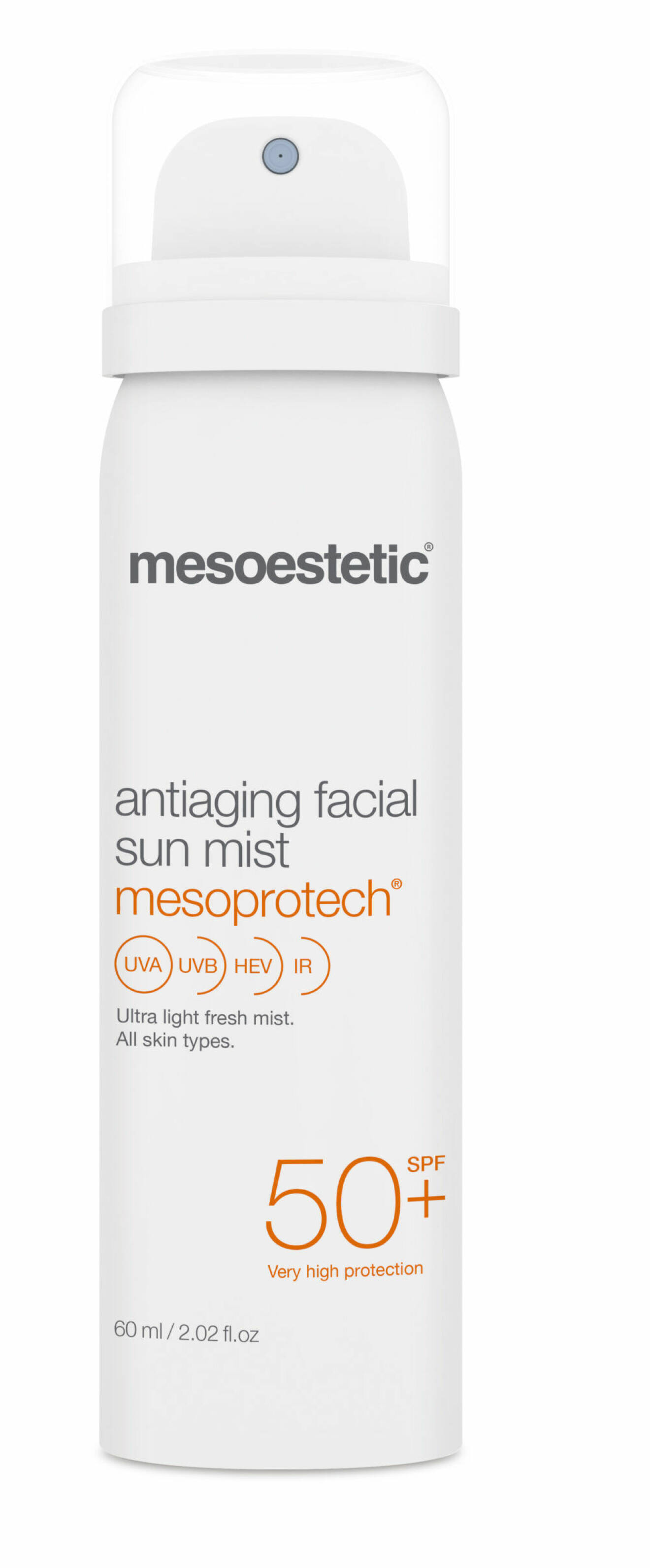 Mesoestetics Antiageing facial sun mist spf 50 
