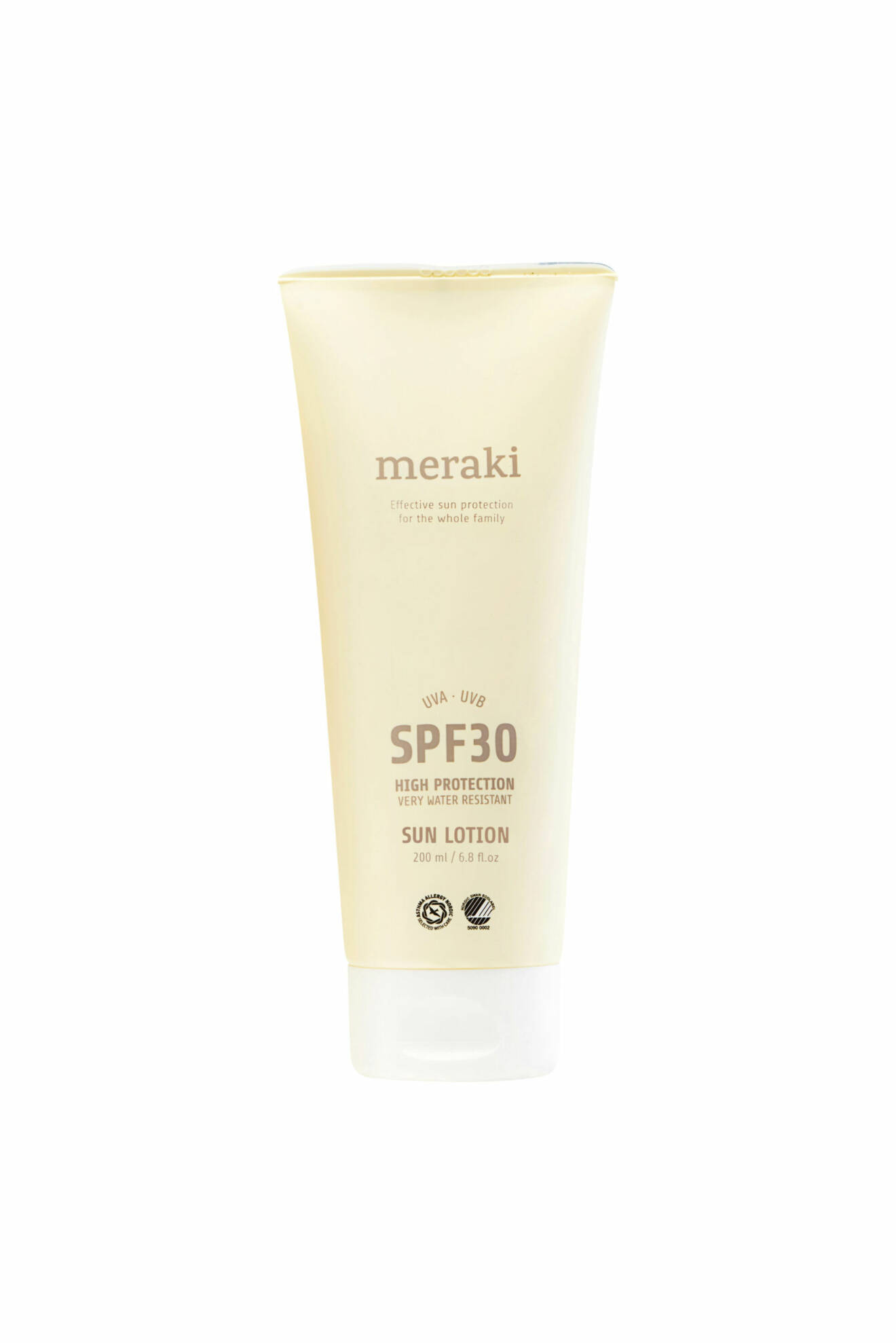 Solkrämen Effective sun protection med SPF 30 från Meraki