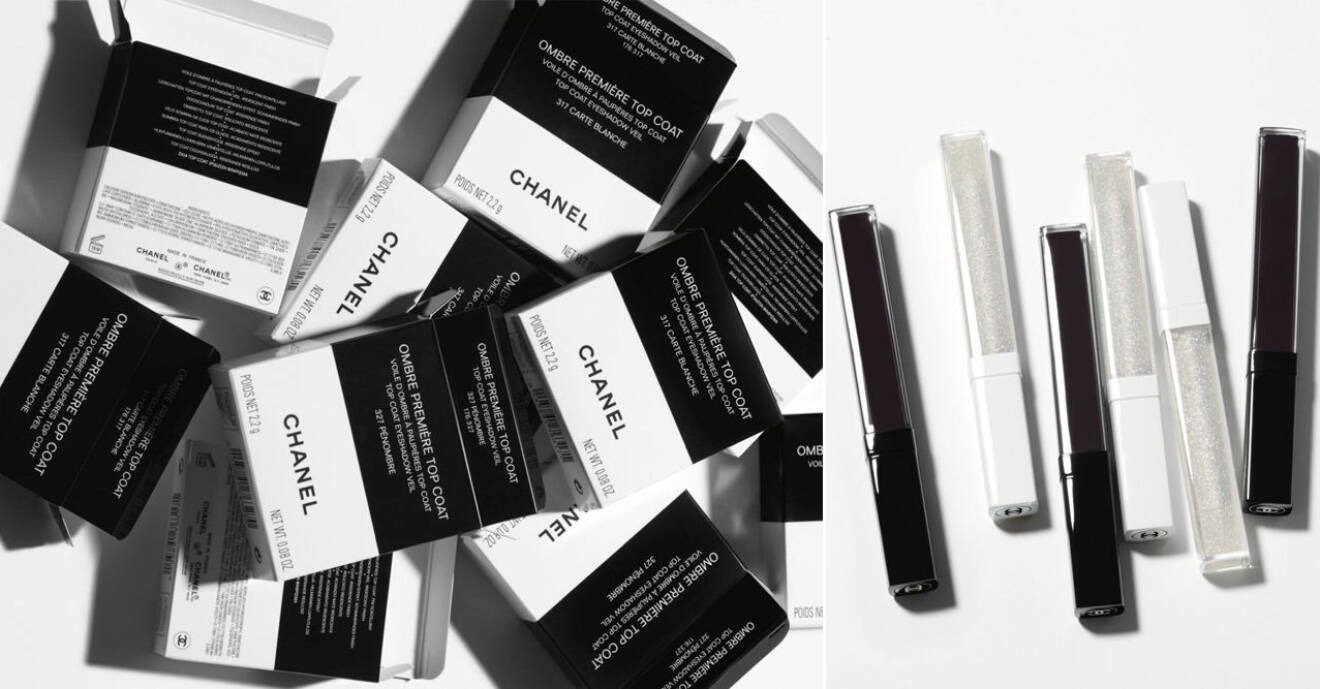 Chanel svartvit makeup