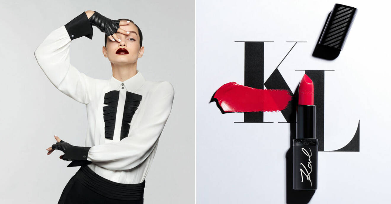 Karl Lagerfeld x L'Oréal – kollektionen