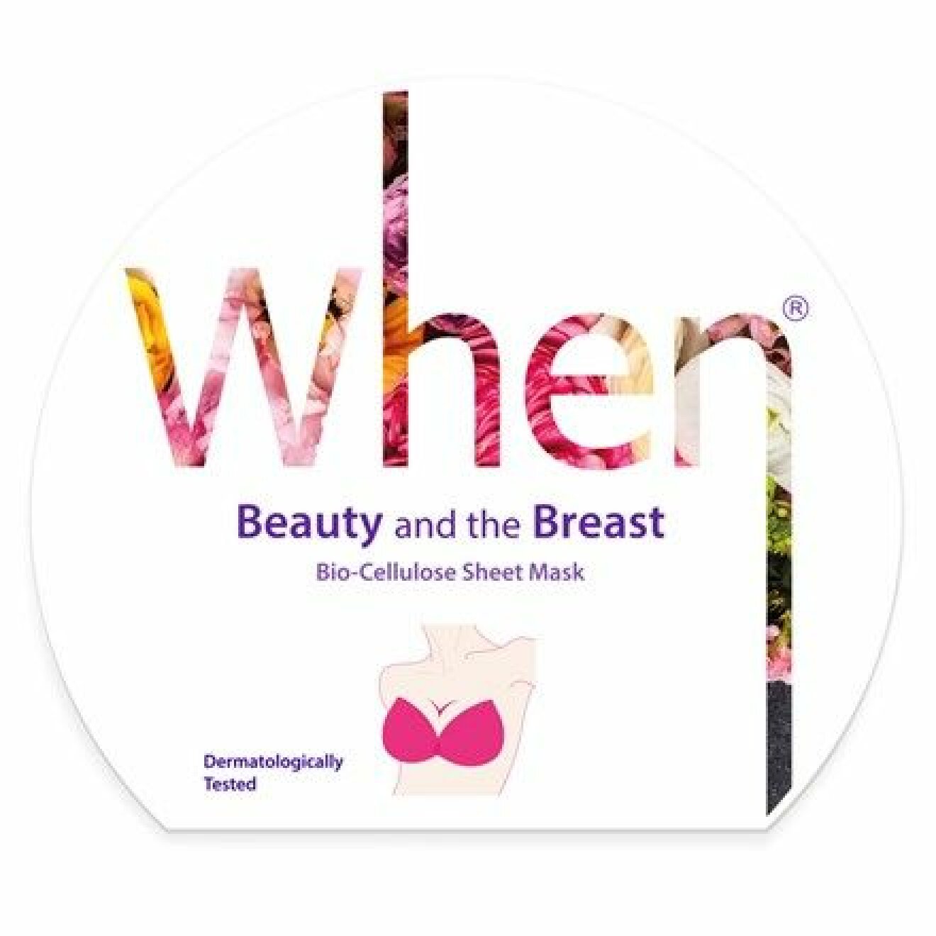 Beauty and the breast bio-cellulose sheet mask från märket When.