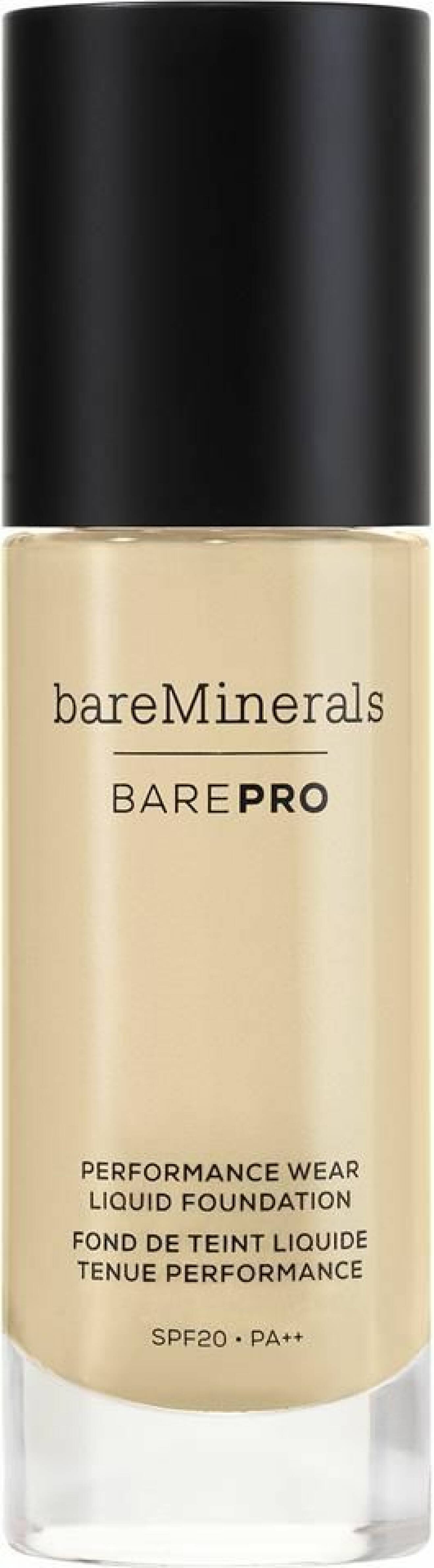 Ny foundation från Bare Minerals är Bare pro med spf 20.