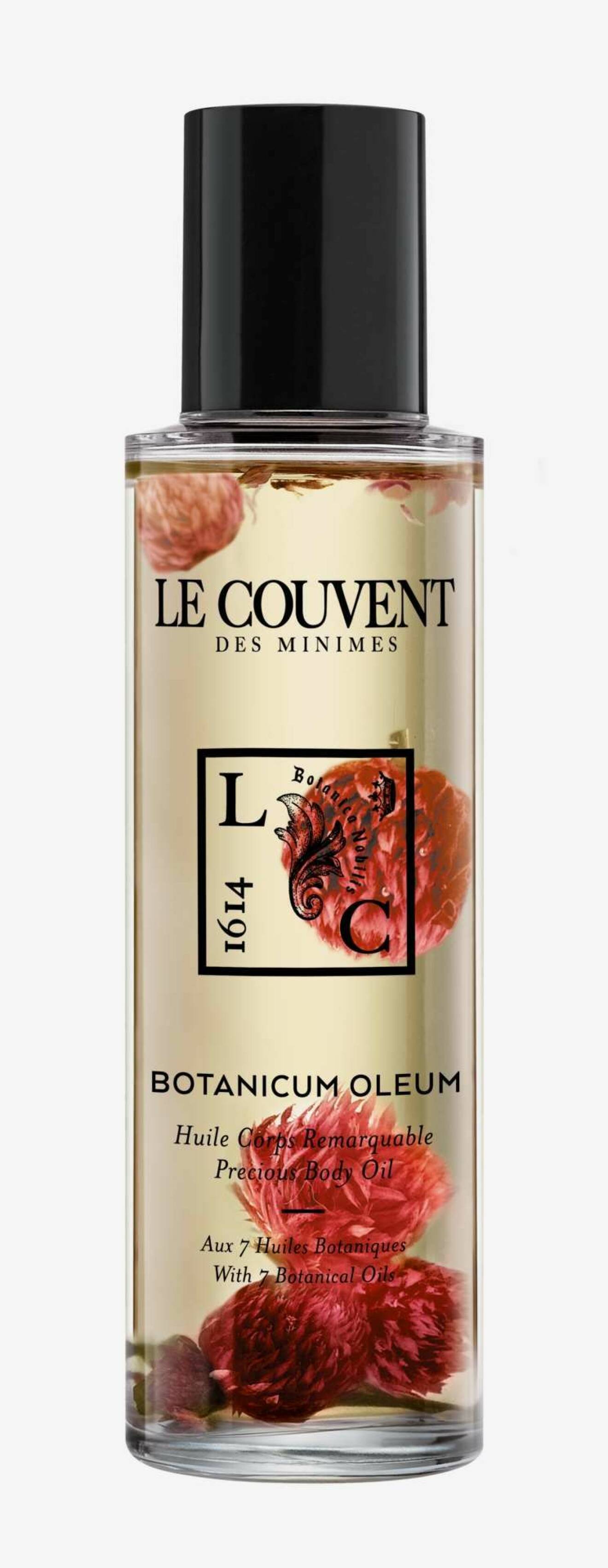 Kroppsoljan Botanicum oleum precious body oil från Le Couvent ger lyx och näring i ett.