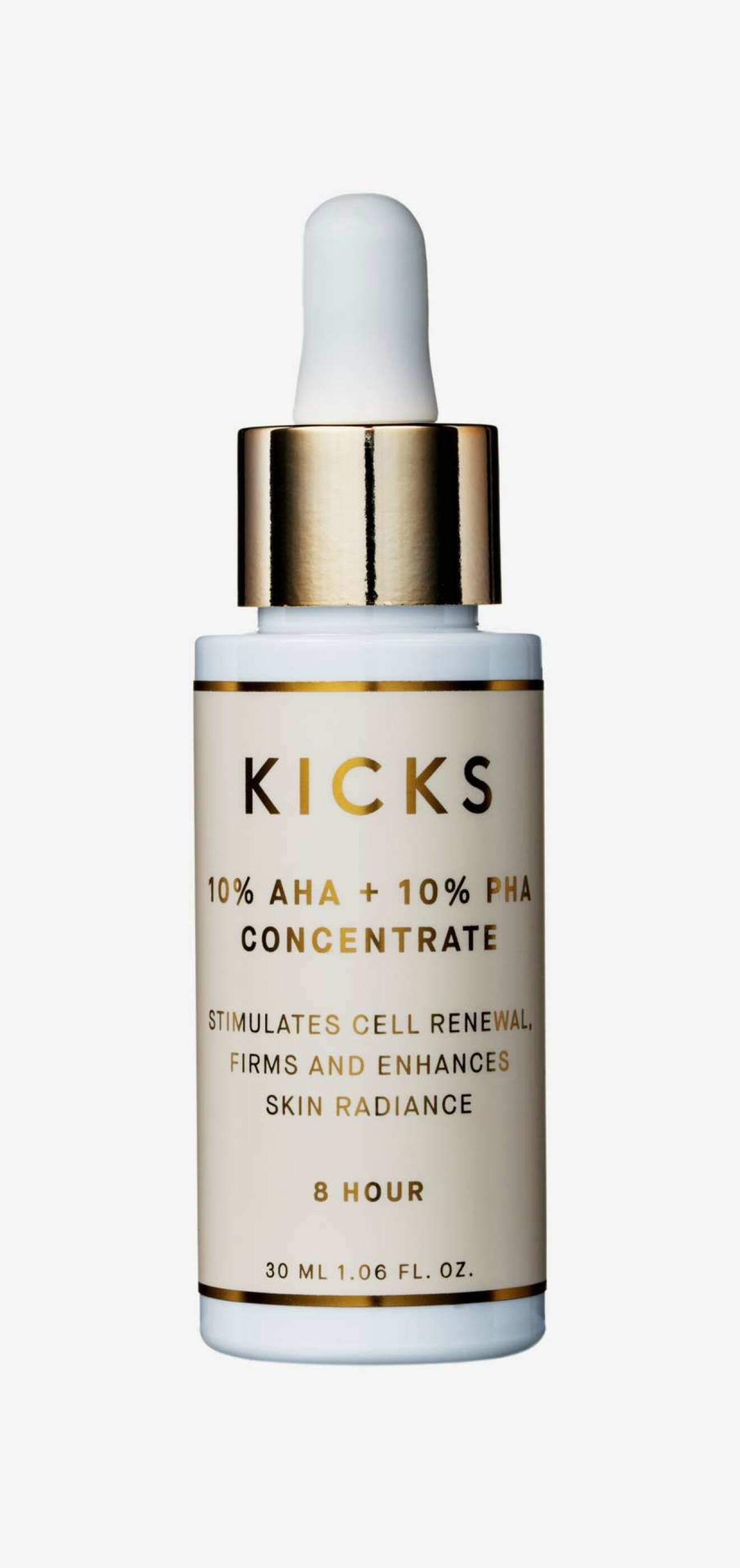 10 % AHA + 10% PHA concentrate från Kicks beauty.