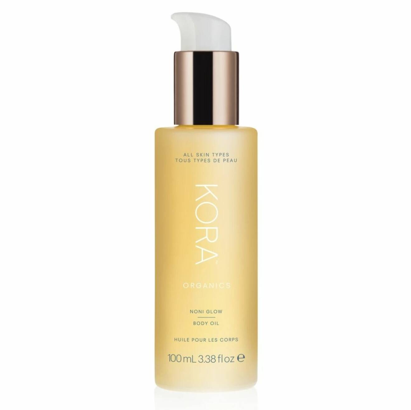 Noni glow body oil från Kora organics är kroppsoljan som enkelt och smidigt absorberas av torr hud.