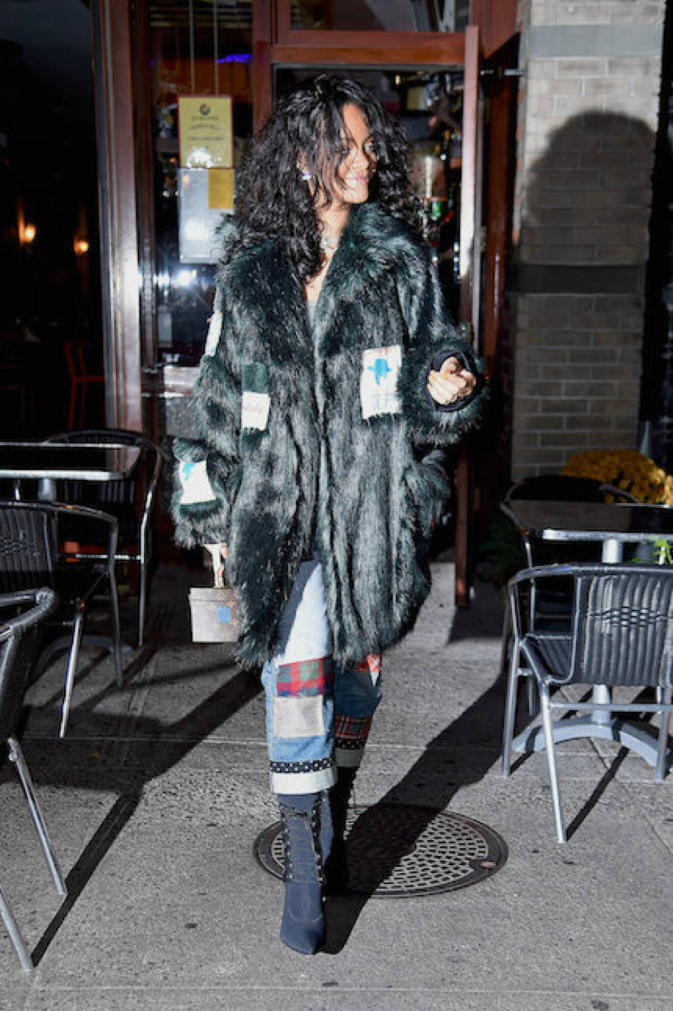 Rihanna seen leaving Da Silvano Restaurant in New York City