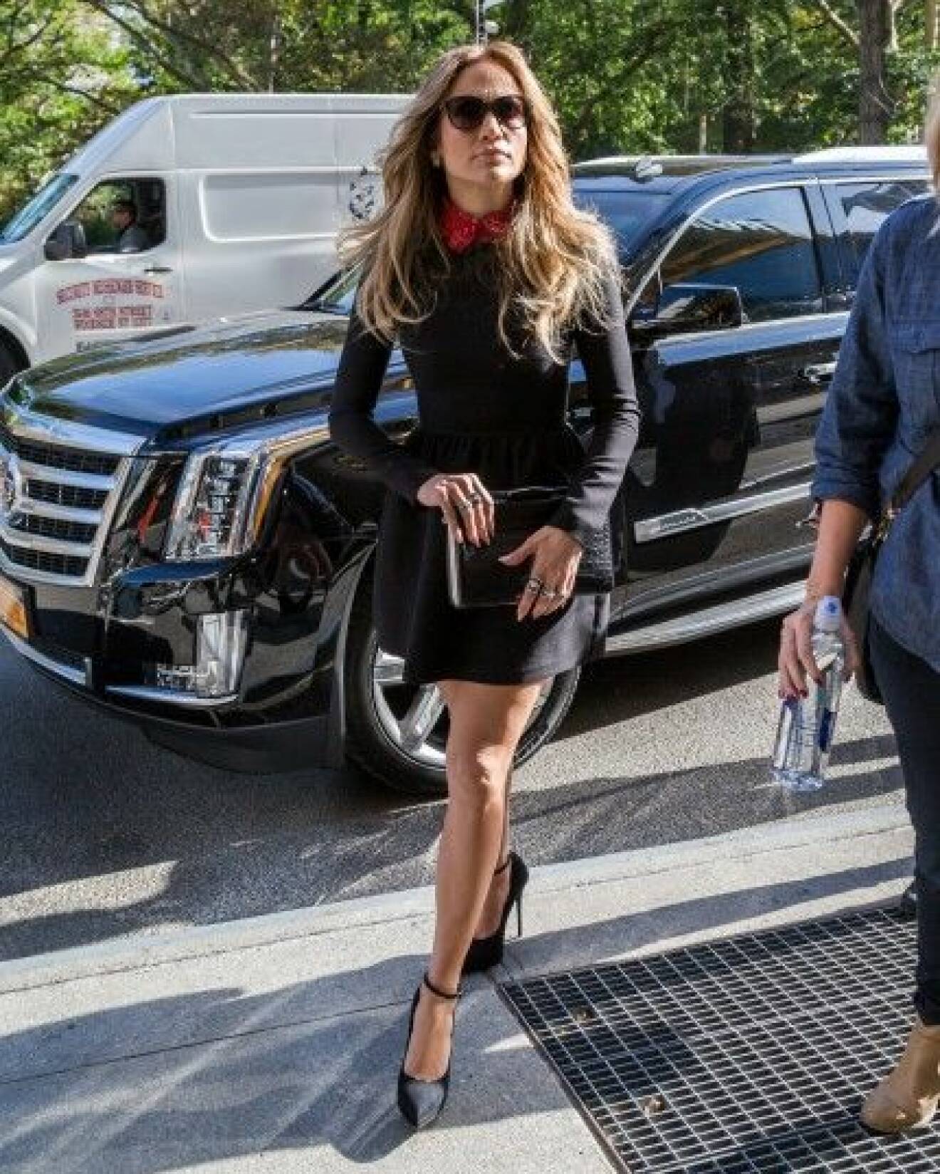Jennifer Lopez seen running errands in New York City