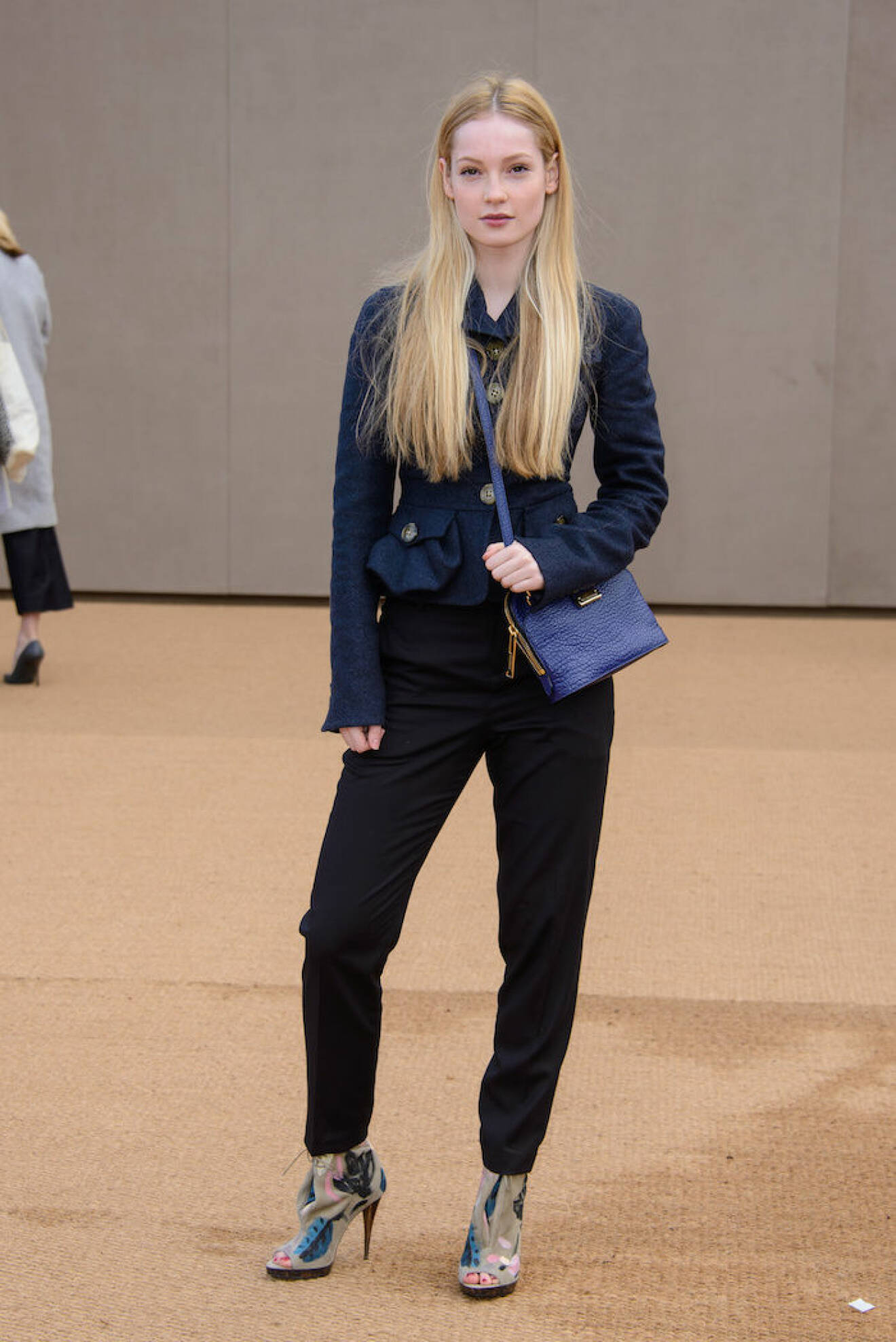 Laura Hayden attends the Burberry Prorsum AW 2015 Fashion show