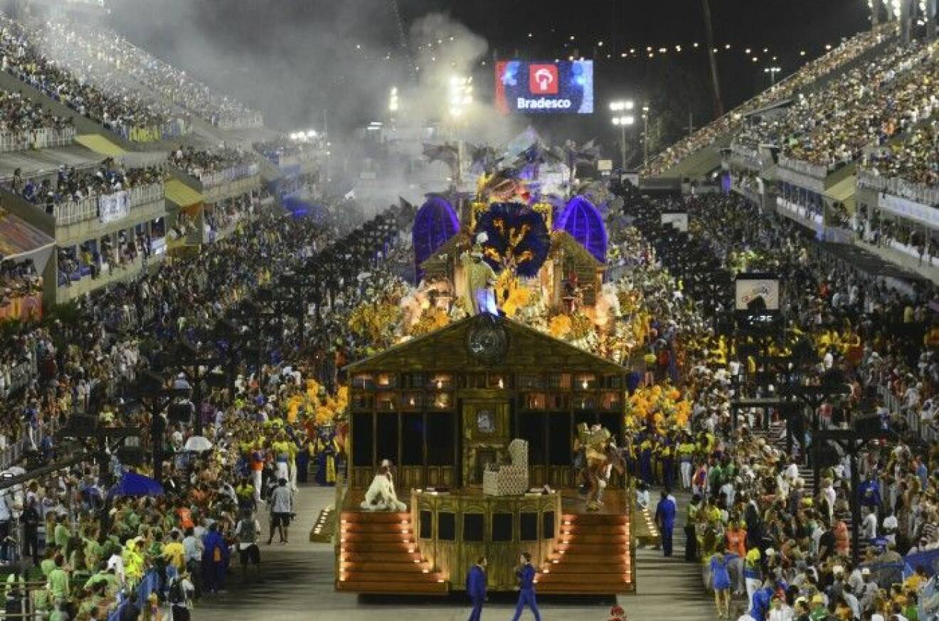 United da Tijuca Samba School performs at Rio de Janeiro Carnival 2015