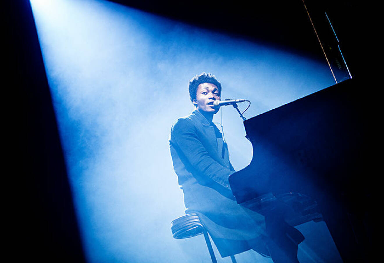 Benjamin Clementine performs live in Milano, Italy