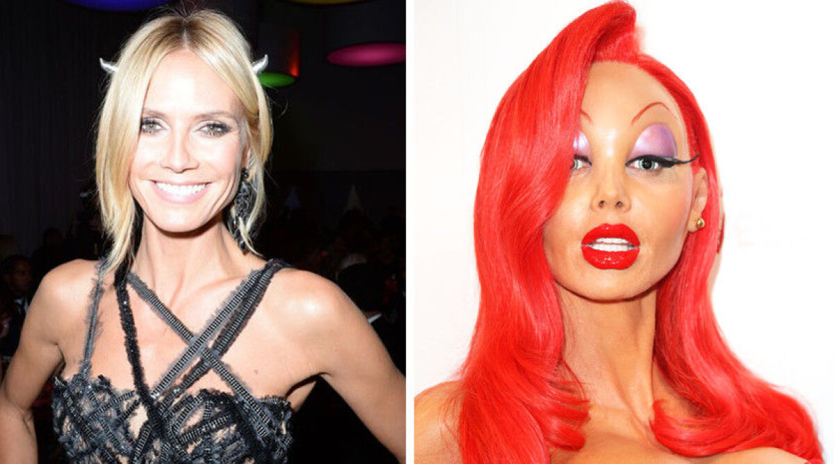 Se hur Heidi Klum förvandlas till Jessica Rabbit | ELLE