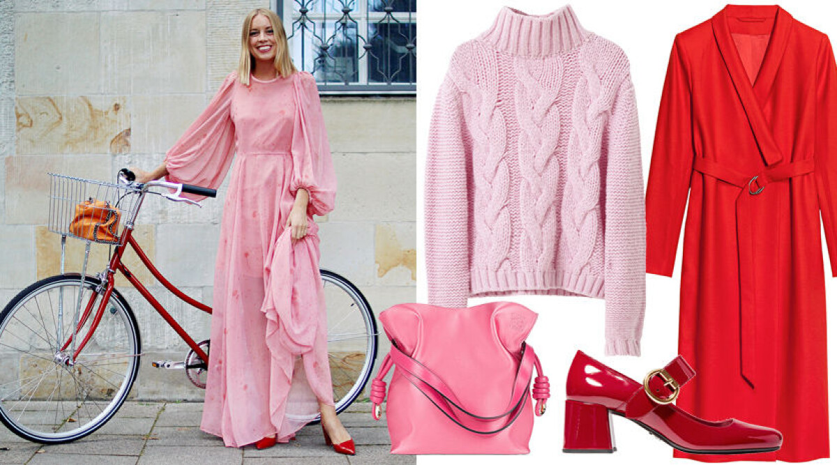 Rött och rosa – höstens härligaste färgkombo! | ELLE