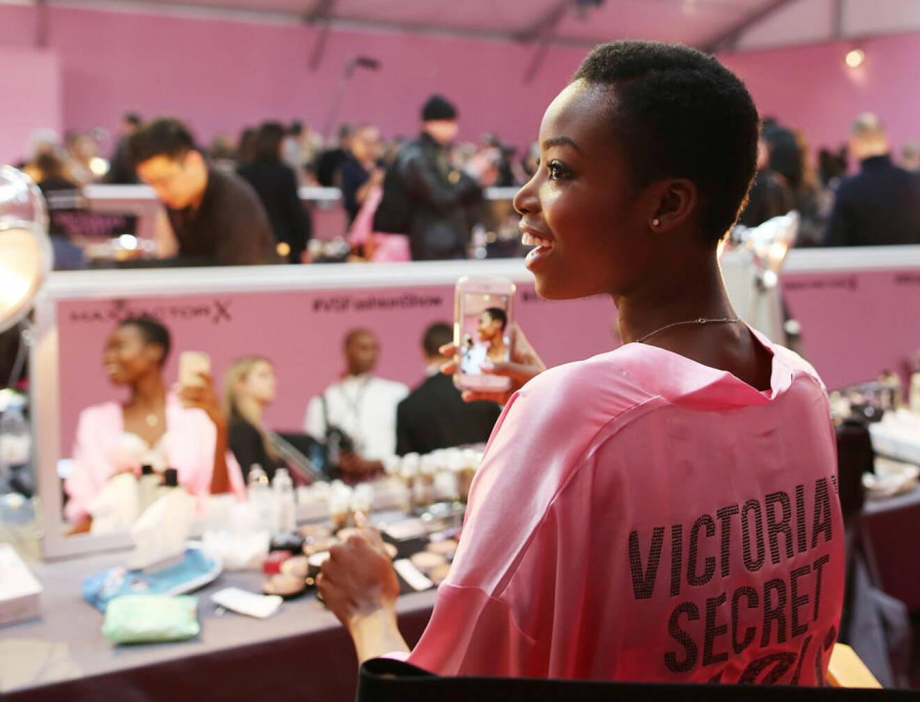 Maria Borges at Victoria's Secret Fashion Show - Hair and Makeup, Paris, 2016, Paris, France