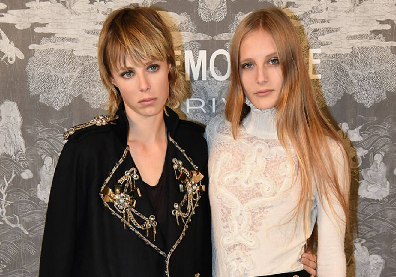 Edie Campbell and Olympia Campbell
