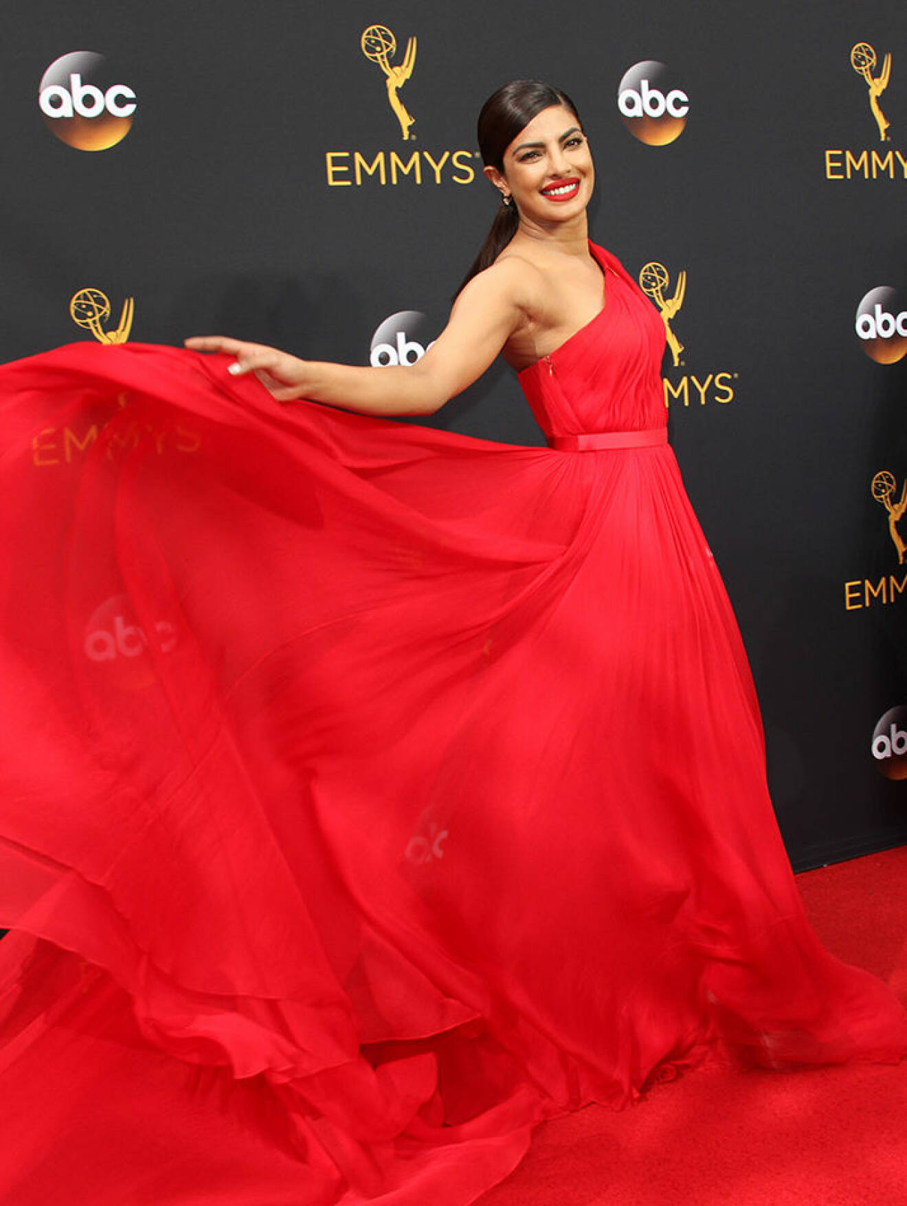 68th Emmy Awards Arrivals 2016 held at the Microsoft Theater Featuring: Priyanka Chopra Where: Los Angeles, California, United States When: 18 Sep 2016 Credit: Adriana M. Barraza/WENN.com