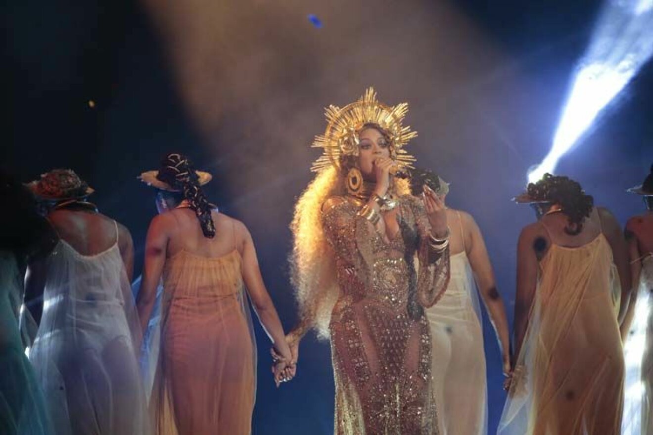 September 12, 2017 - Los Angeles, California, United States: Beyonce performed LOVE DROUGHT at the 59th Annual GRAMMY Awards at STAPLES Center in Los Angeles, CA. Sunday, February 12, 2017. (Robert Gauthier / Los Angeles Times/Polaris) ///