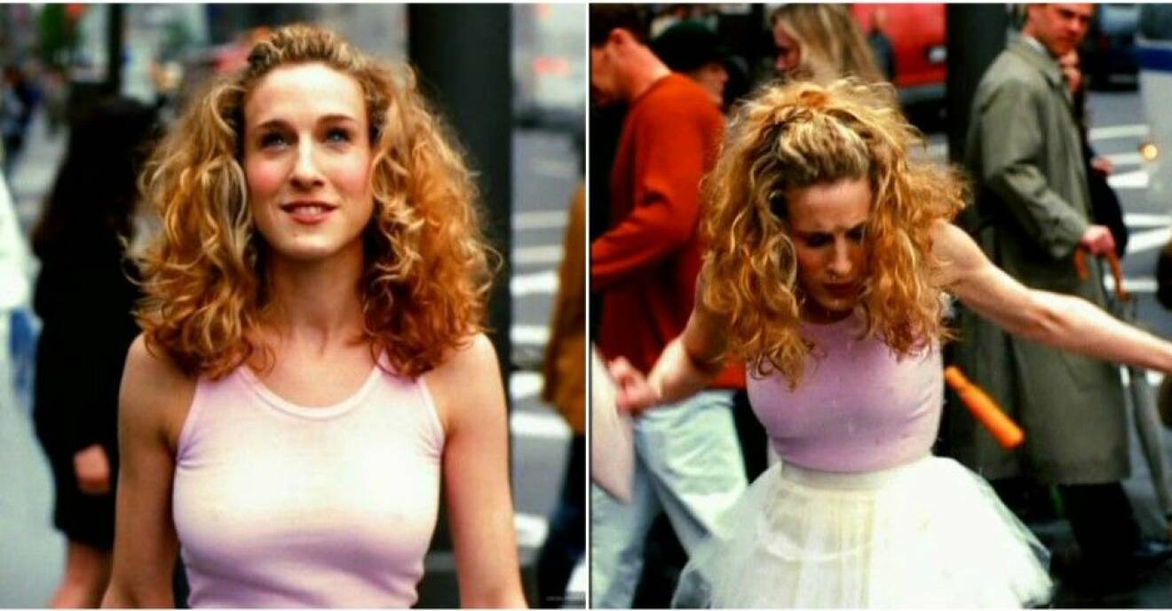 Carrie Bradshaw i Sex and the Citys introscen