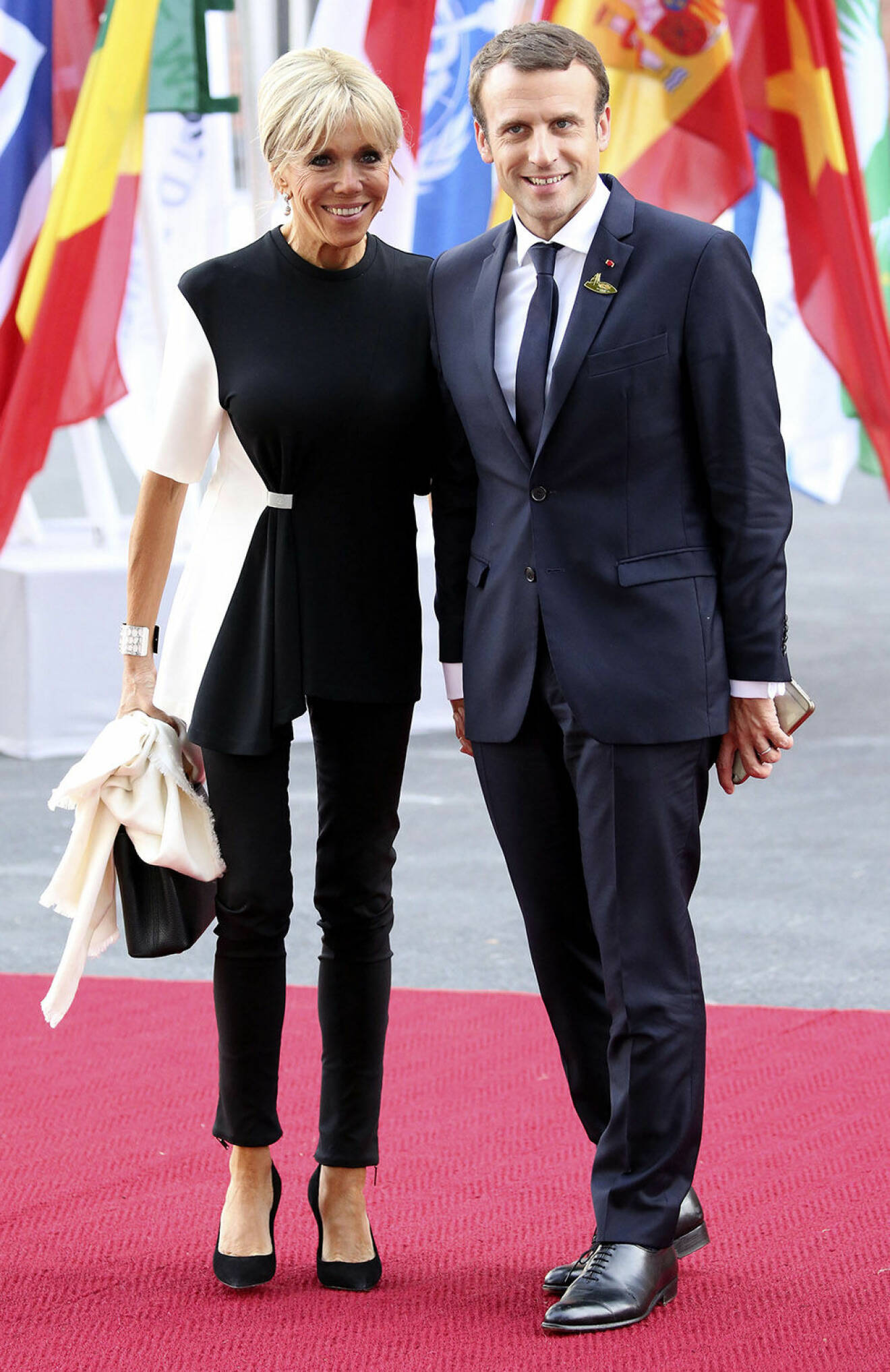 Brigitte och Emmanuel Macron
