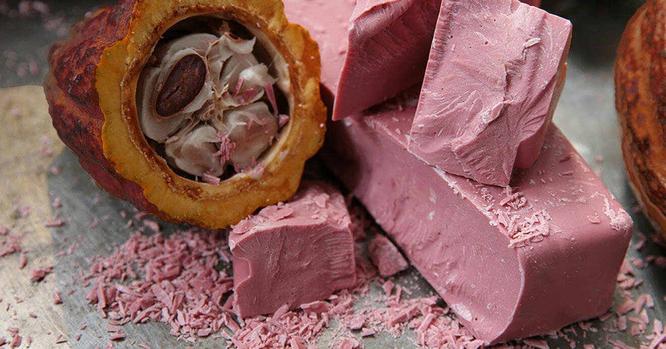 Barry Callebaut lanserar nu en rosa choklad. 