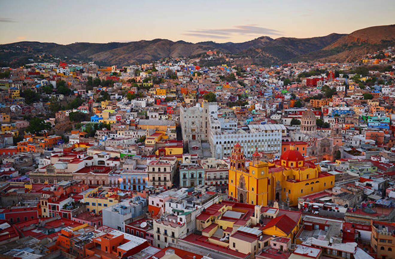 Guanajuato, Mexico stadsvy
