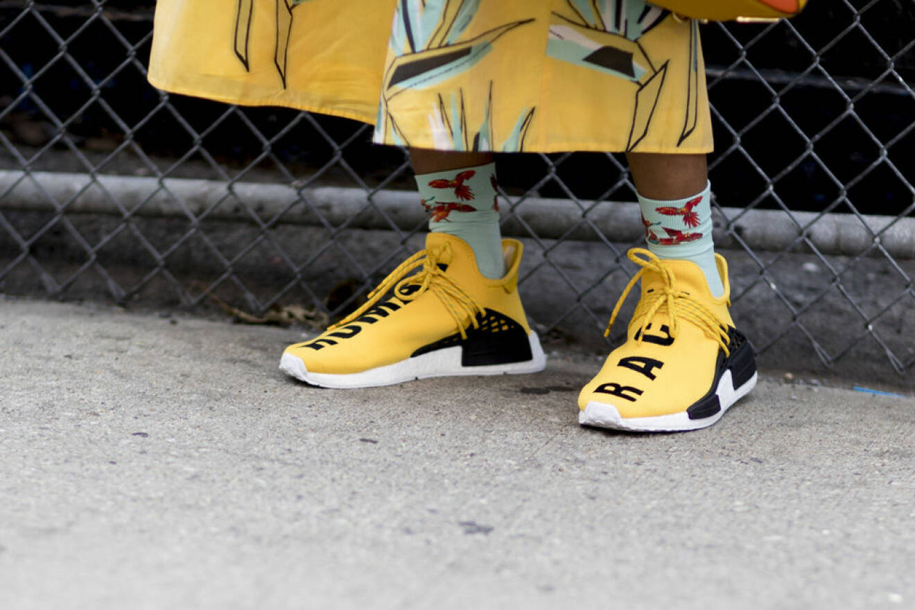 Pharrell Williams Human Race-sneakers för Adidas.