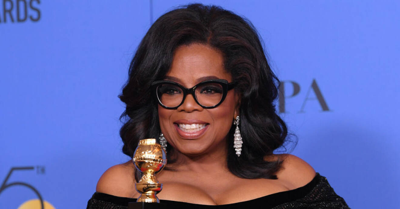Oprah Winfrey höll en starkt tacktal på Golden Globe.