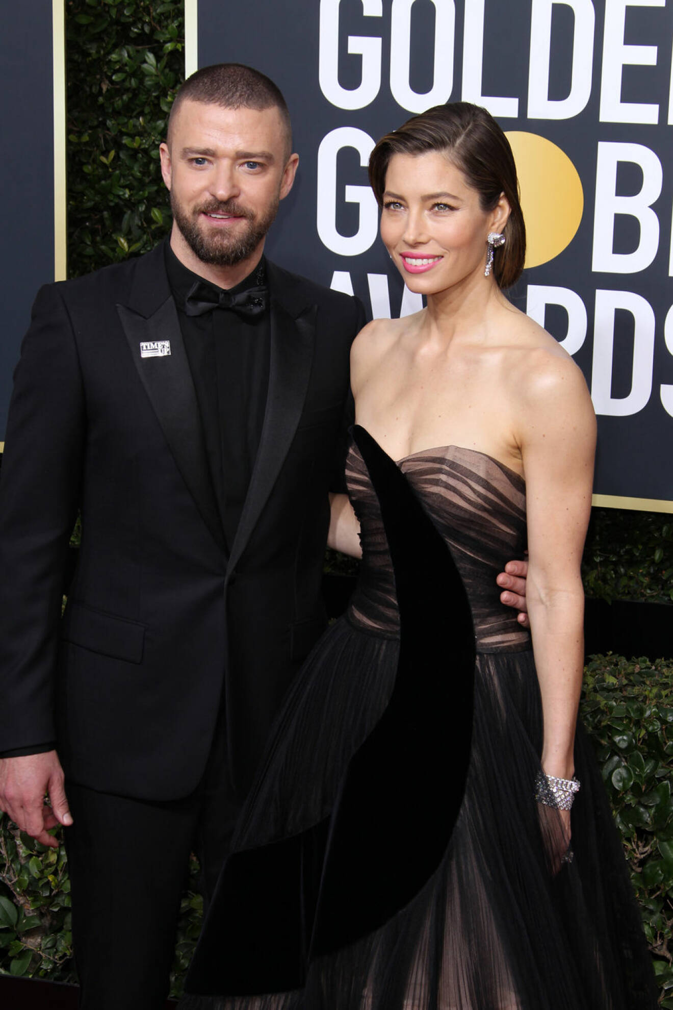 Justin Timberlake och Jessica Biel på Golden Globe. 