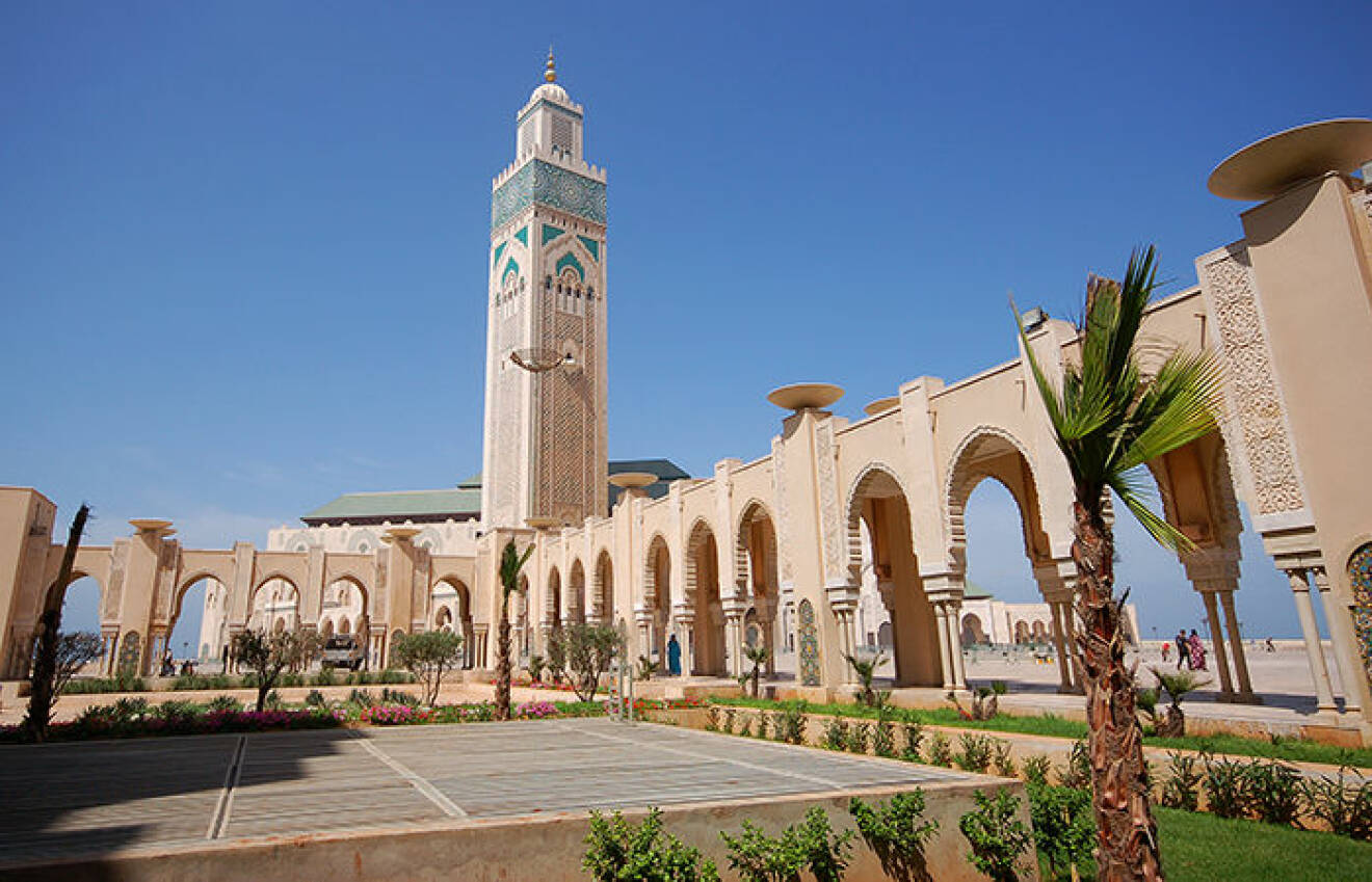 Casablanca i Marocko är en modern storstad. 