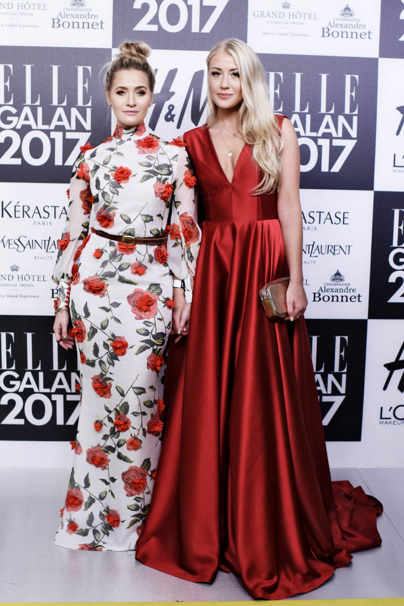 Elin och Ida Lanto på röda mattan ELLE-galan 2017