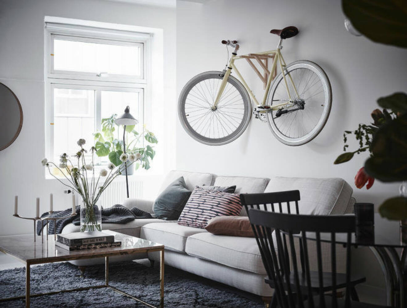 Livingroom in scandinavian style. 