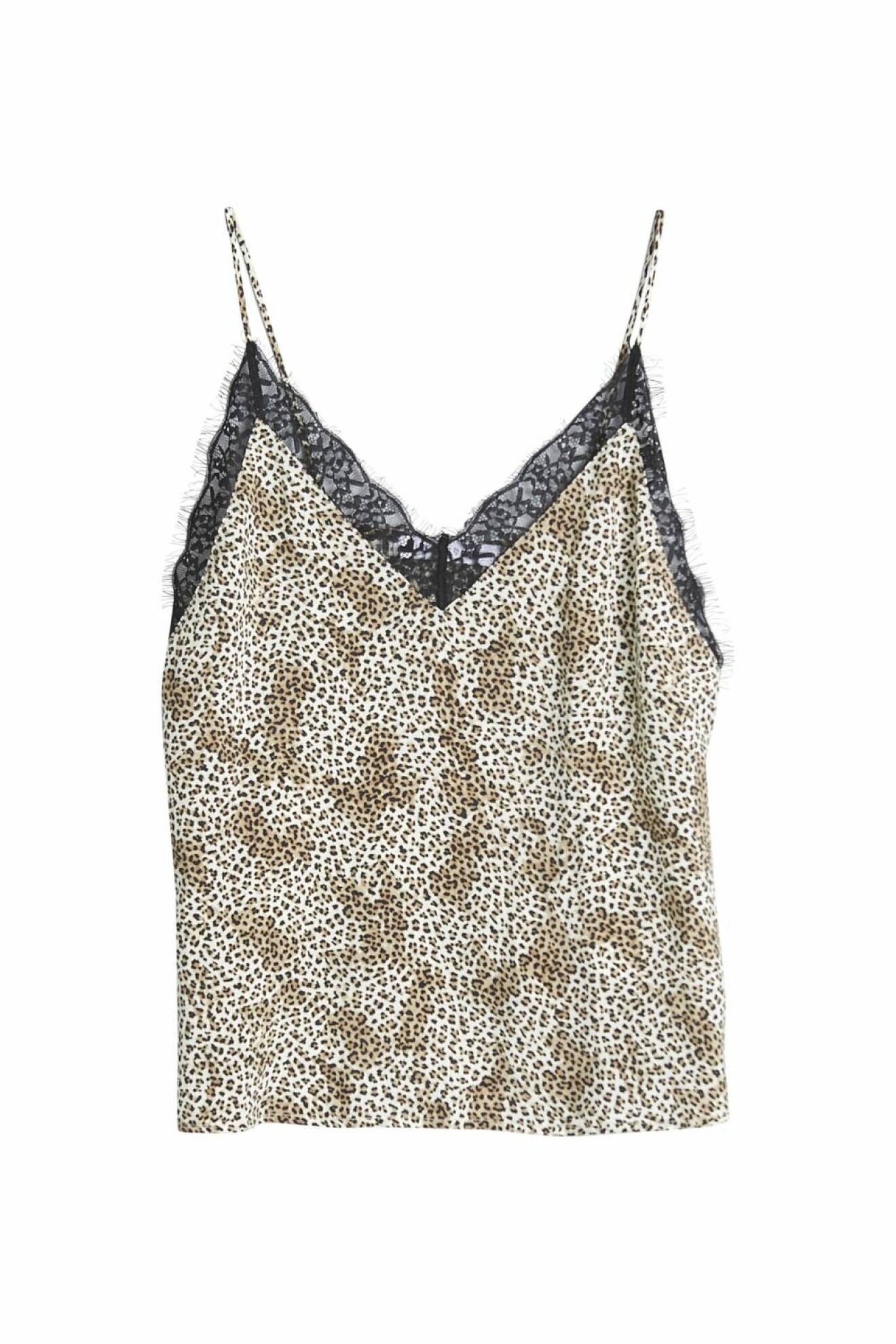 Leopardmönstrat linne från Anine Bing x Gina Tricot